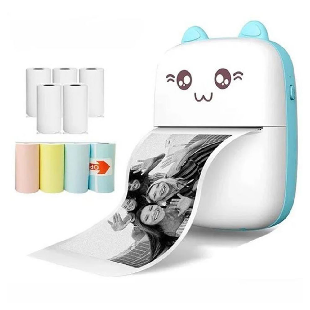 Mini Impresora Portátil sin Tinta: imprime fotos, stickers y notas desde el celular