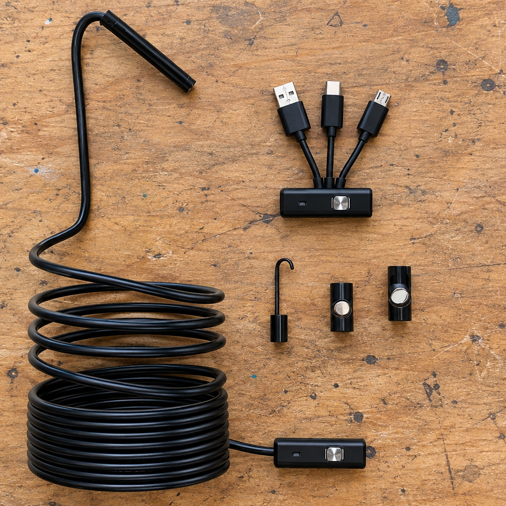 Kit completo de la cámara endoscópica